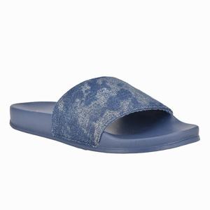 Nine West Sandbar Flat Slippers Blauw Nederland | MUY-569817